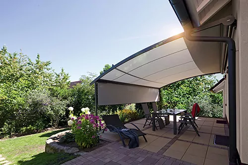 Markise als Sonnenschutz
